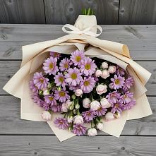 Букет цветов из:  Розы и Хризантемы в Кологриве