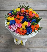 Букет цветов из:  Розы и Хризантемы в Кологриве