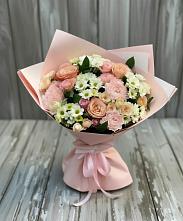 Букет цветов из:  Гвоздики, Розы и Хризантемы в Кологриве