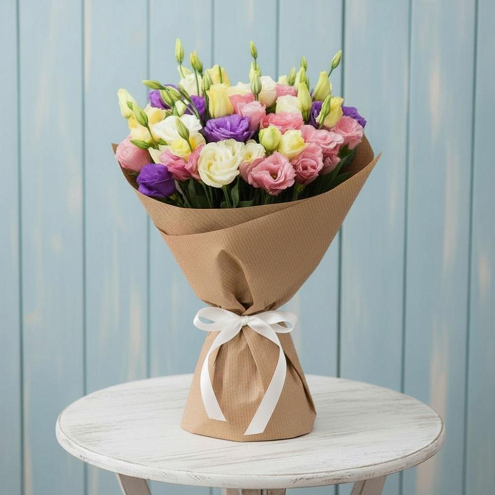 Букет цветов из: Лизиантусы в Кологриве