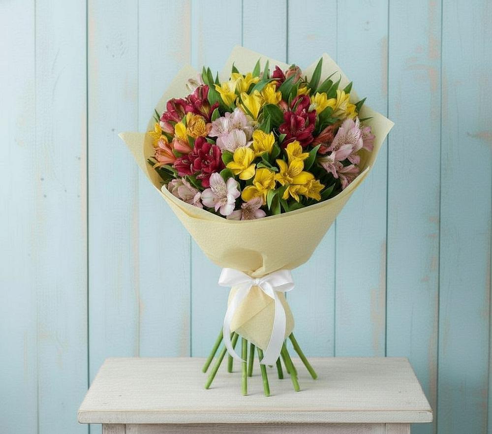 Букет цветов из: Альстромерии в Кологриве