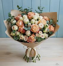 Букет цветов из:  Альстромерии и Розы #REPLACE_PRED# Кологриве