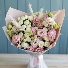 Букет цветов из:  Альстромерии и Розы #REPLACE_PRED# Кологриве