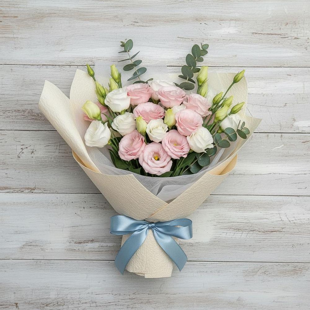 Букет цветов из: Лизиантусы в Кологриве